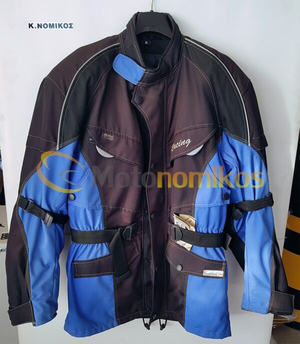 Jacket μοτοσυκλέτας μπλε Utika απο υλικό cortura 987443