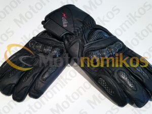 Γάντια μηχανής με κόκκαλα μαύρα UTIKA